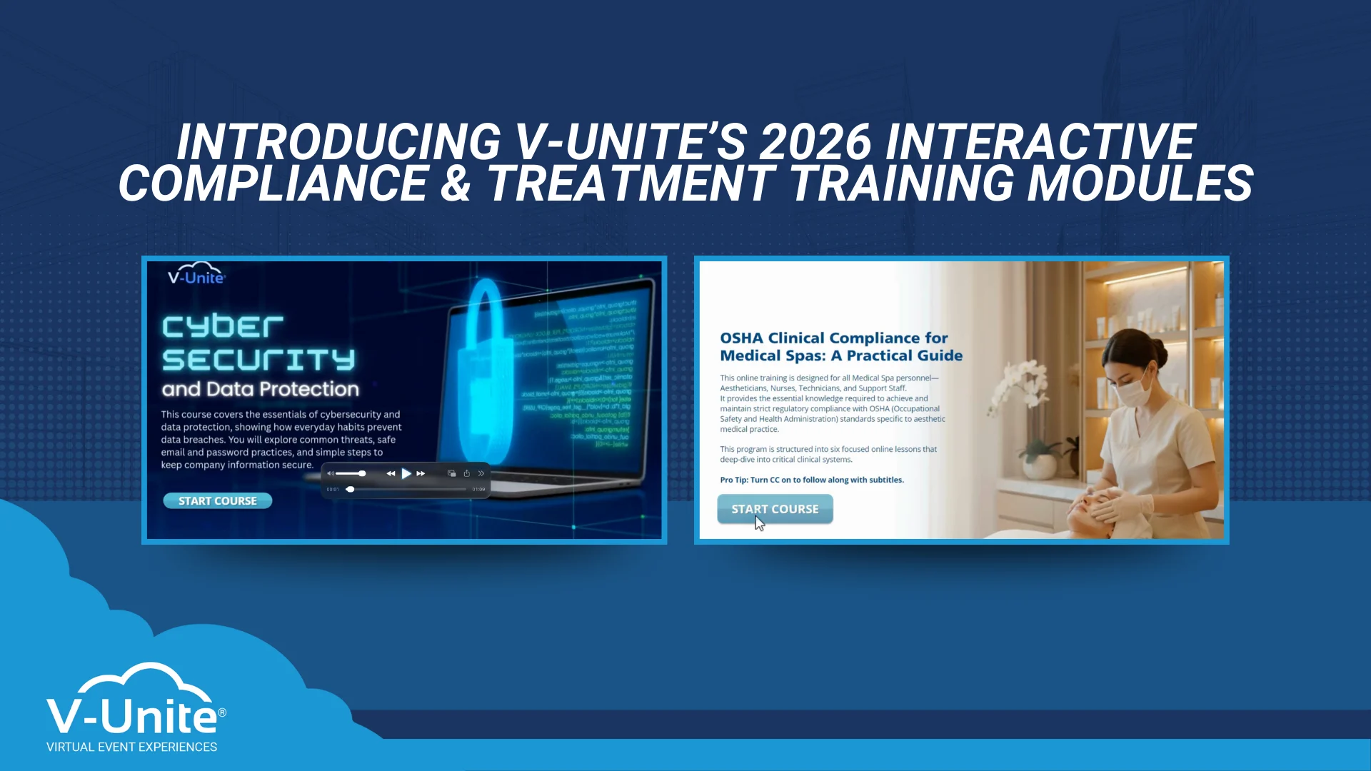 Introducing V-Unite’s 2026 Interactive Compliance & Treatment Training Modules