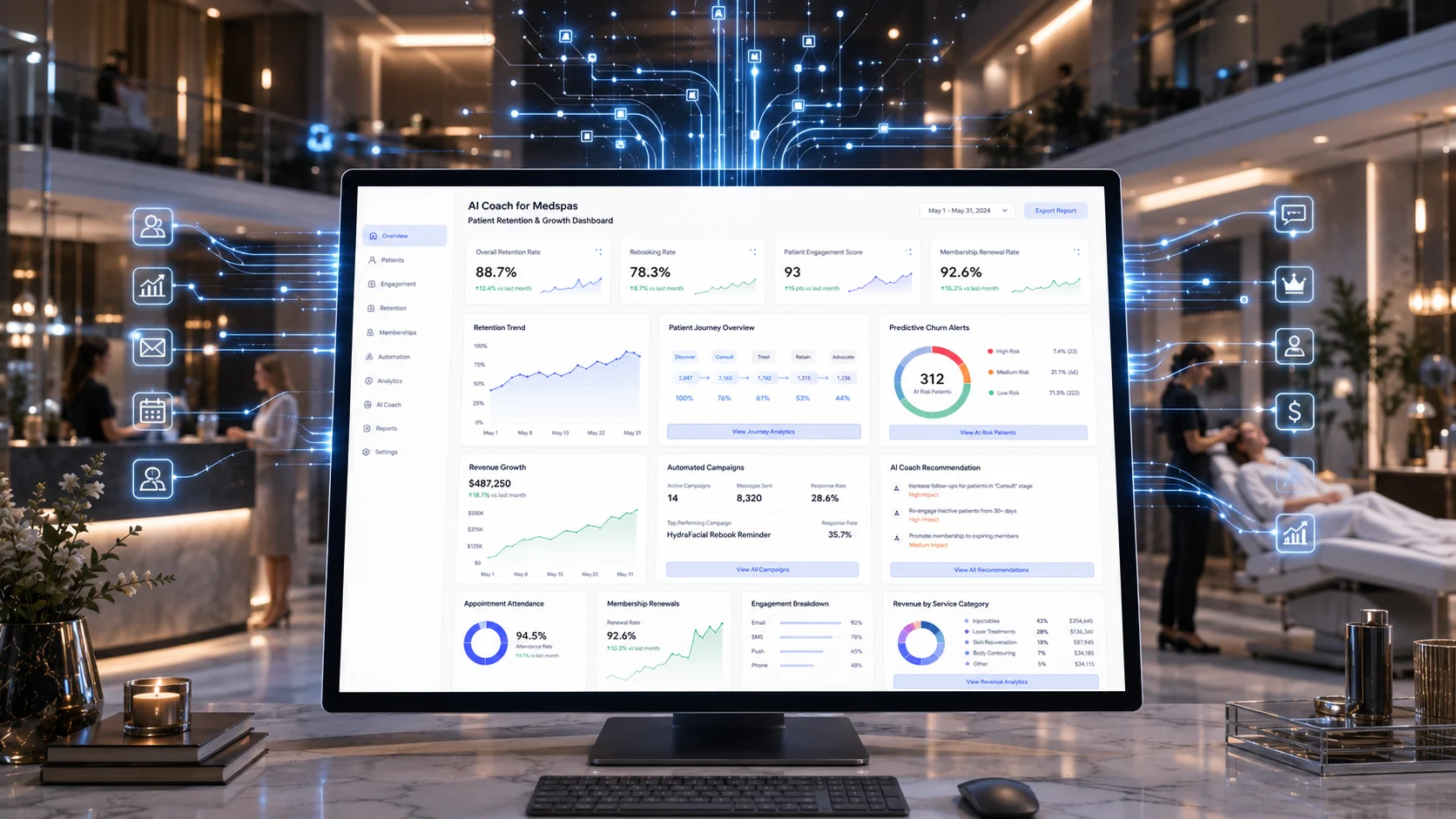 Why Your Practice Needs an AI Coach for Medspas to Boost Patient Retention