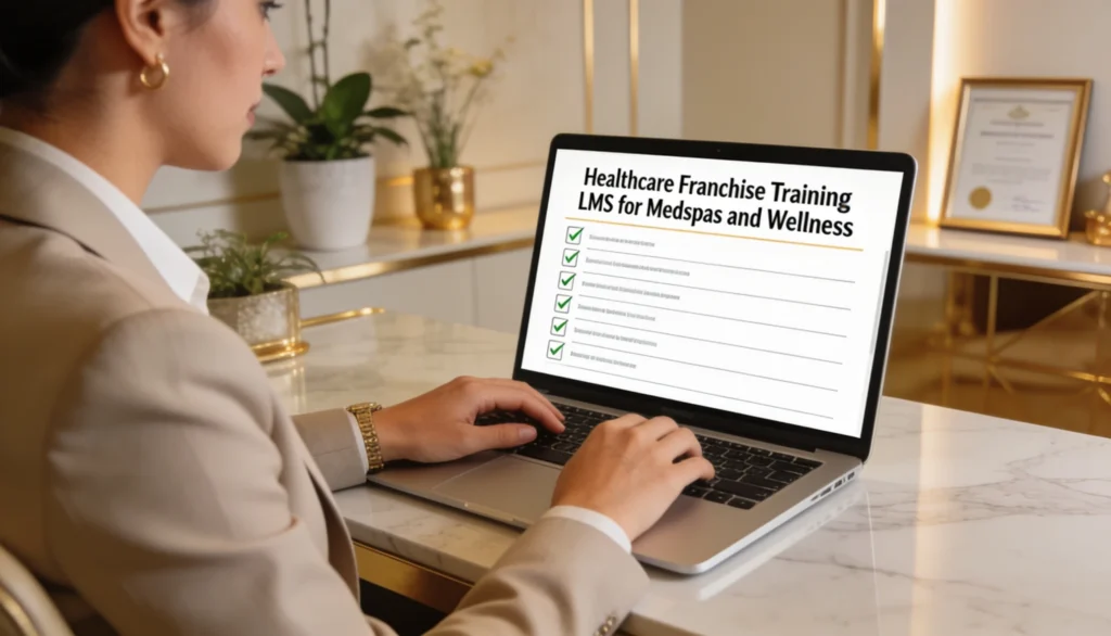 5 Features to Look for in a Healthcare Franchise Training LMS for Medspas and Wellness Centers