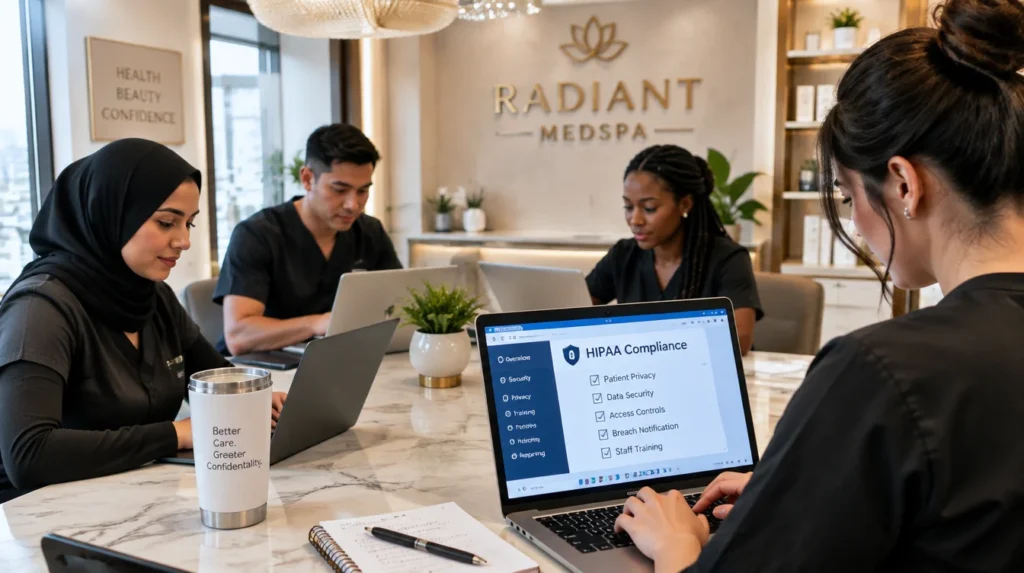 How Multi-Location Medspas Use Training Solutions to Audit and Maintain HIPAA Compliance Across Clinics